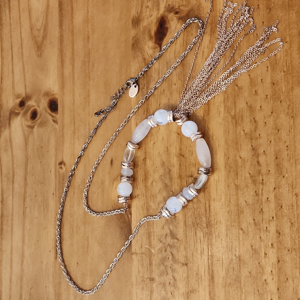 Blush Pink & Rose Gold Fashion Necklace